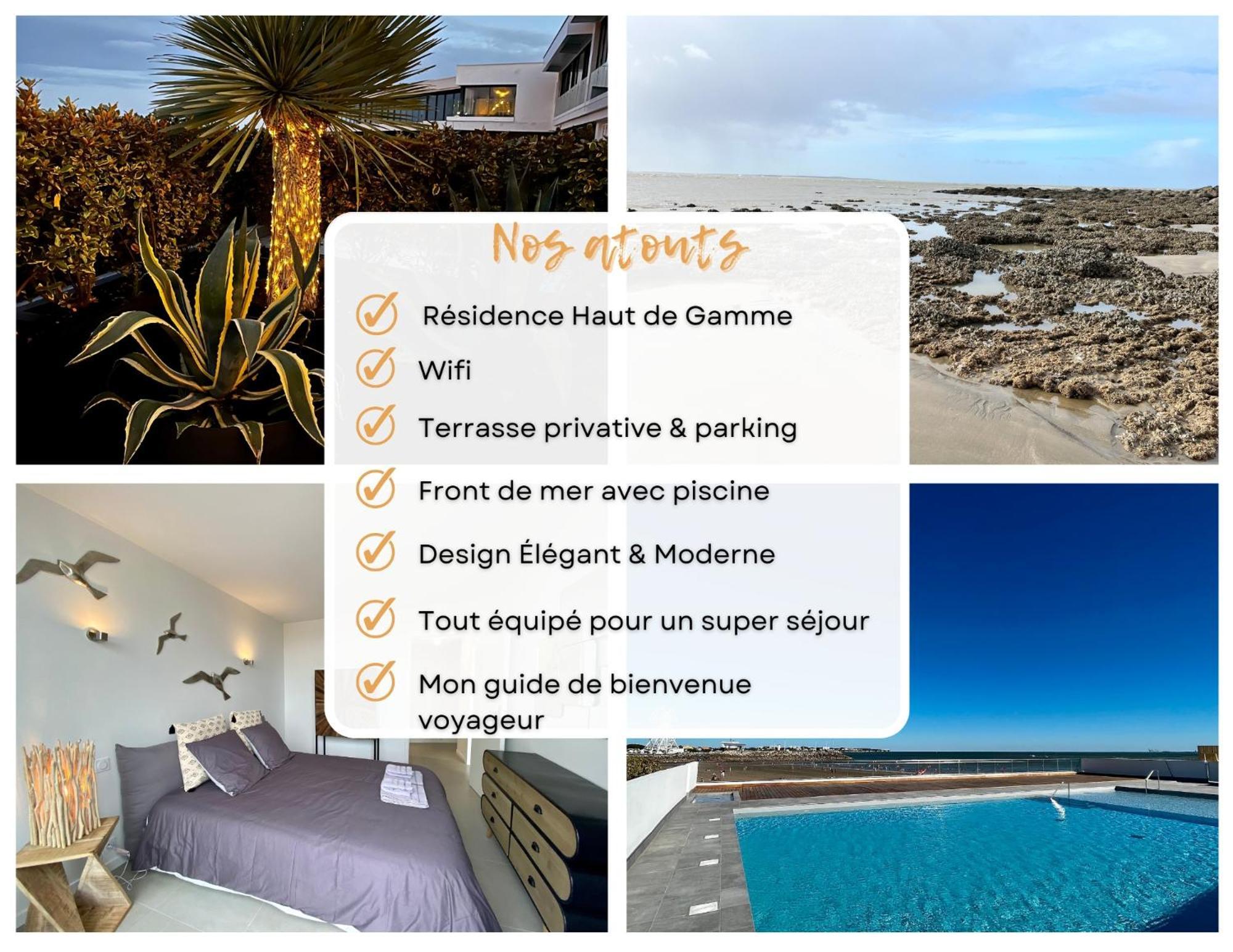 Ferienwohnung Le Sunrise - Panorama Sur L'Estuaire Royan Exterior foto